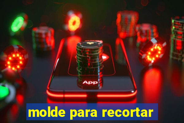 molde para recortar